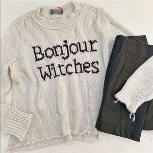 Wood Ships “Bonjour Witches” sweater